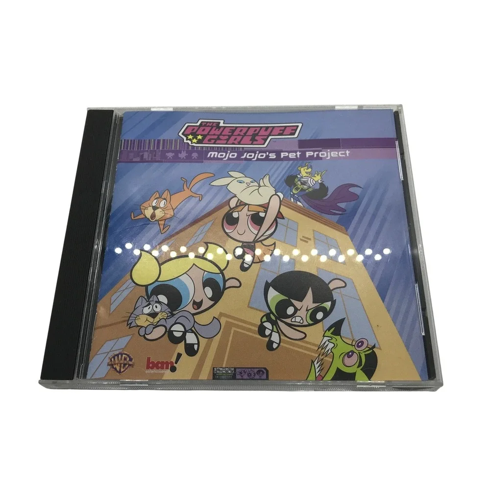 The Powerpuff Girls Mojo Jojo's Pet Project PC CD-ROM 2001 Cartoon Network BAM